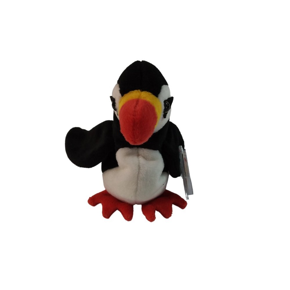 Rare 1997 beanie baby Original Toucan “Puffer”